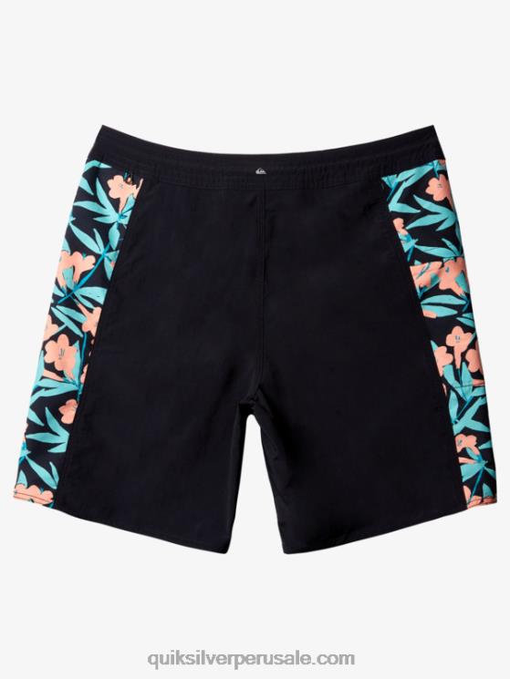 Quiksilver N8LNT415 hombres negro shorts de playa waterman cliffside solid 19