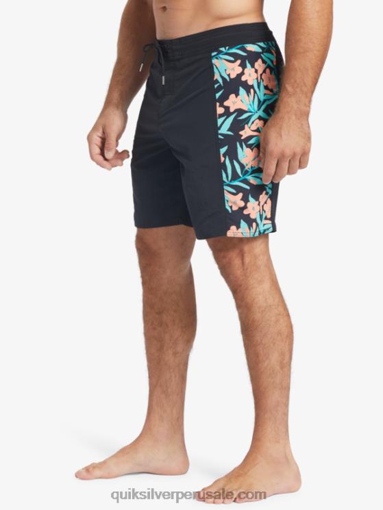 Quiksilver N8LNT415 hombres negro shorts de playa waterman cliffside solid 19