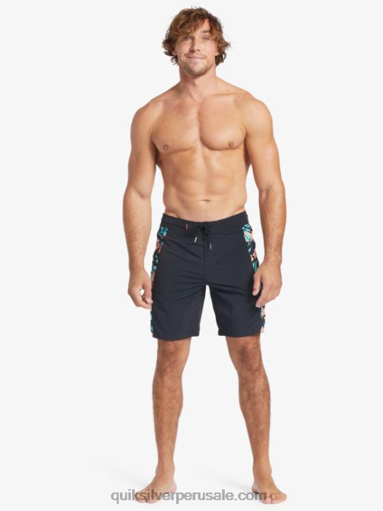 Quiksilver N8LNT415 hombres negro shorts de playa waterman cliffside solid 19