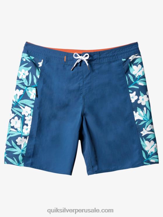 Quiksilver N8LNT416 hombres alférez azul shorts de playa waterman cliffside solid 19