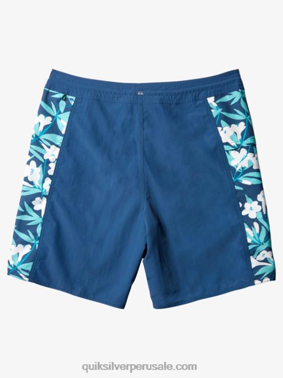 Quiksilver N8LNT416 hombres alférez azul shorts de playa waterman cliffside solid 19