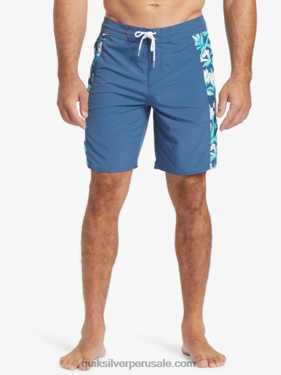Quiksilver N8LNT416 hombres alférez azul shorts de playa waterman cliffside solid 19