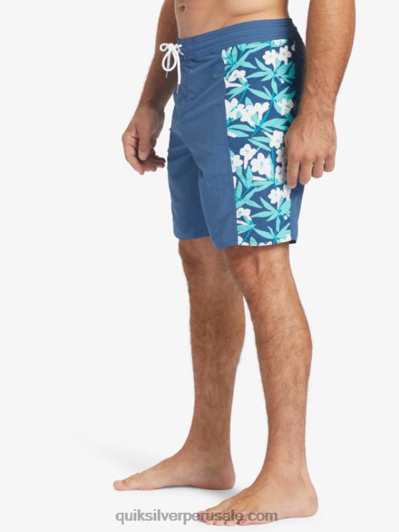 Quiksilver N8LNT416 hombres alférez azul shorts de playa waterman cliffside solid 19