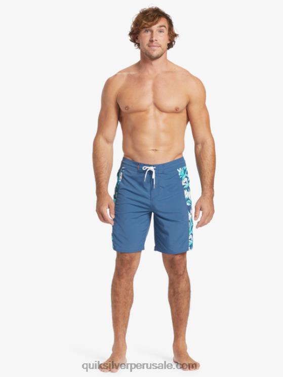 Quiksilver N8LNT416 hombres alférez azul shorts de playa waterman cliffside solid 19