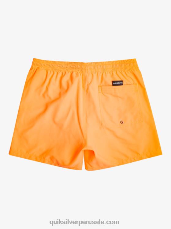 Quiksilver N8LNT459 hombres estallido de naranja todos los días 15 voleas