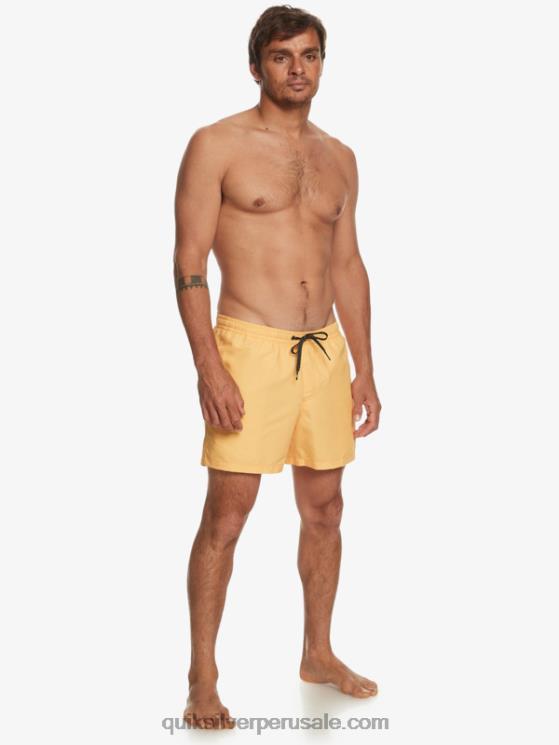 Quiksilver N8LNT462 hombres amarillo yema todos los días 15 voleas
