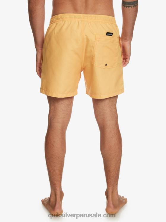 Quiksilver N8LNT462 hombres amarillo yema todos los días 15 voleas