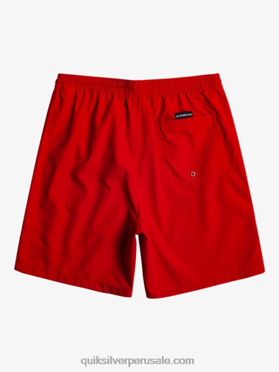 Quiksilver N8LNT463 hombres rojo de alto riesgo todos los días 15 voleas