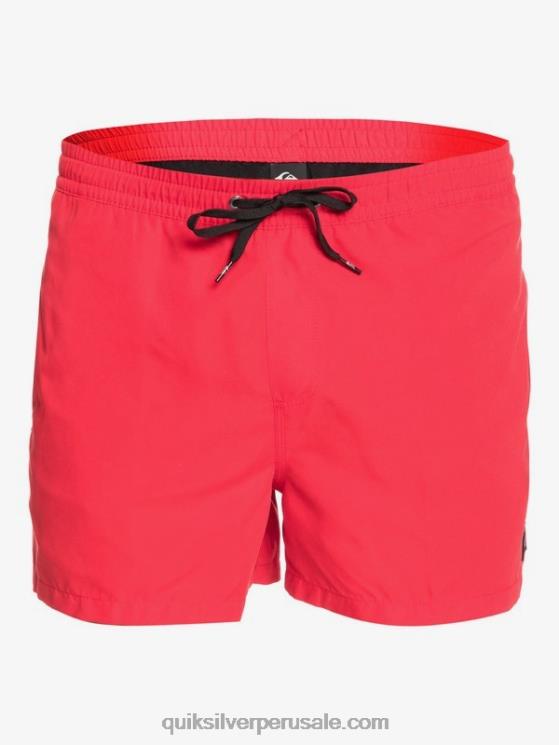 Quiksilver N8LNT463 hombres rojo de alto riesgo todos los días 15 voleas