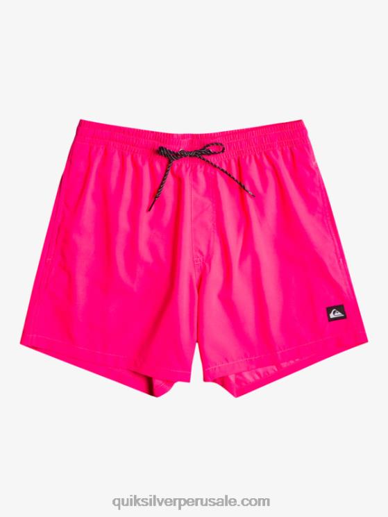 Quiksilver N8LNT464 hombres brillo rosa todos los días 15 voleas