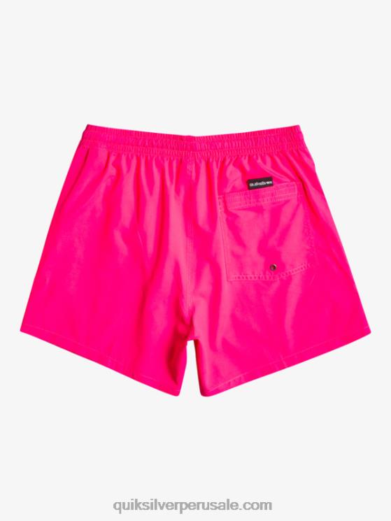 Quiksilver N8LNT464 hombres brillo rosa todos los días 15 voleas