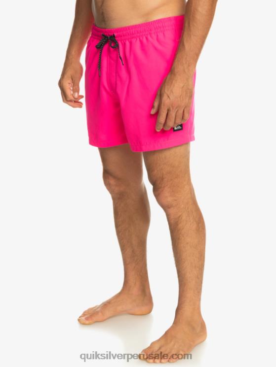 Quiksilver N8LNT464 hombres brillo rosa todos los días 15 voleas