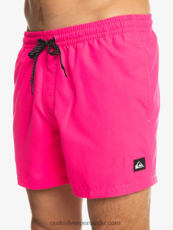 Quiksilver N8LNT464 hombres brillo rosa todos los días 15 voleas