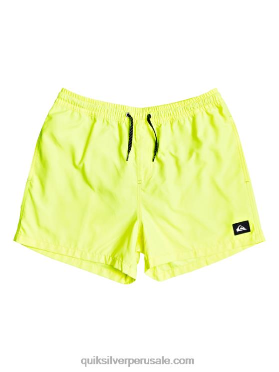 Quiksilver N8LNT465 hombres amarillo de seguridad todos los días 15 voleas