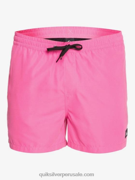Quiksilver N8LNT467 hombres rosa carmín todos los días 15 voleas