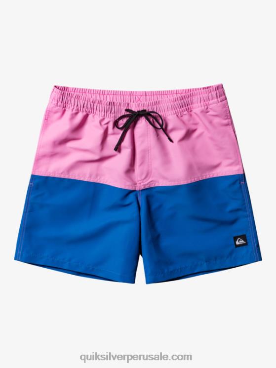 Quiksilver N8LNT484 hombres malva luna logo a tope 17 voleas