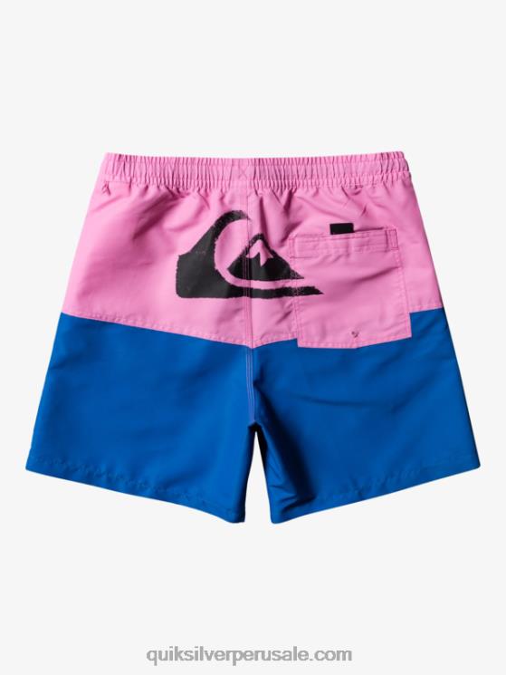 Quiksilver N8LNT484 hombres malva luna logo a tope 17 voleas