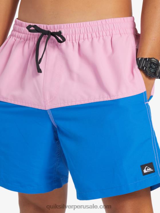 Quiksilver N8LNT484 hombres malva luna logo a tope 17 voleas