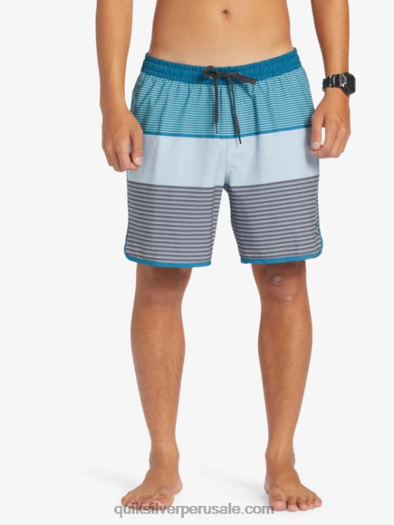 Quiksilver N8LNT511 hombres azul marroquí surfsilk tijuana 17 voleas