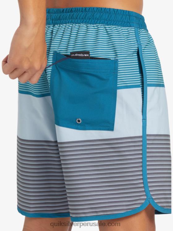 Quiksilver N8LNT511 hombres azul marroquí surfsilk tijuana 17 voleas