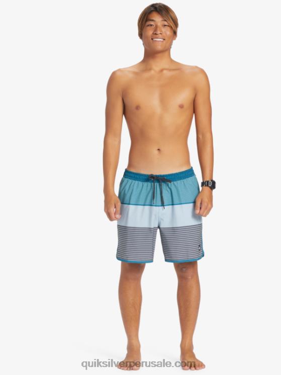Quiksilver N8LNT511 hombres azul marroquí surfsilk tijuana 17 voleas