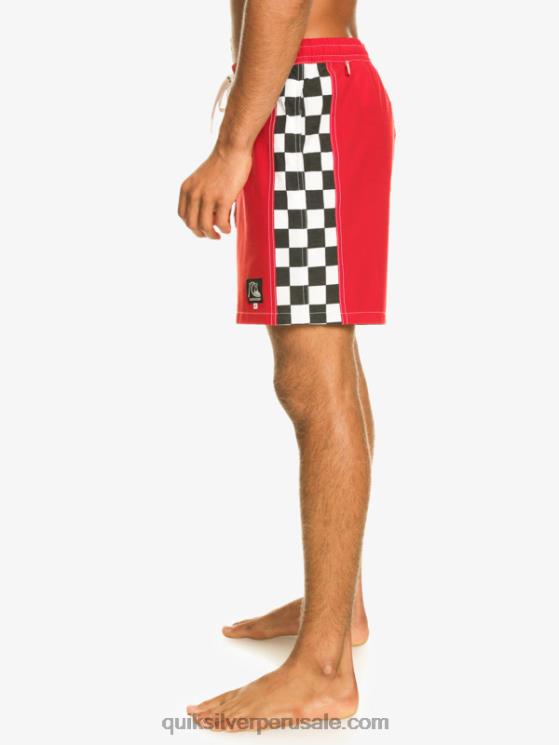 Quiksilver N8LNT530 hombres rojo de alto riesgo arco original 17 voleas