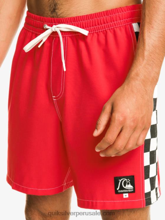 Quiksilver N8LNT530 hombres rojo de alto riesgo arco original 17 voleas