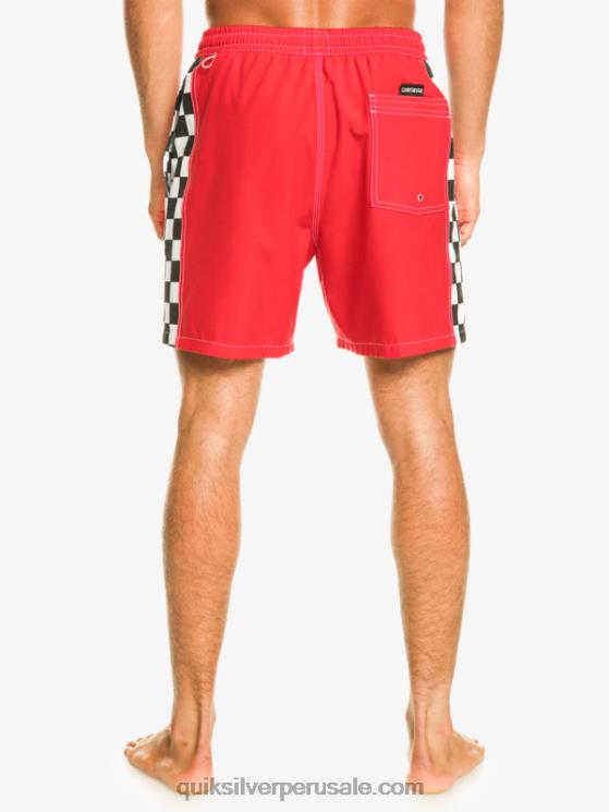 Quiksilver N8LNT530 hombres rojo de alto riesgo arco original 17 voleas