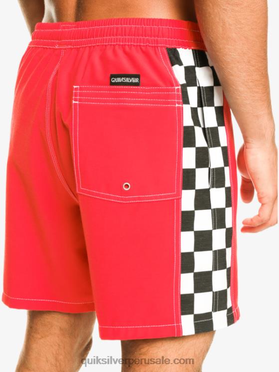 Quiksilver N8LNT530 hombres rojo de alto riesgo arco original 17 voleas