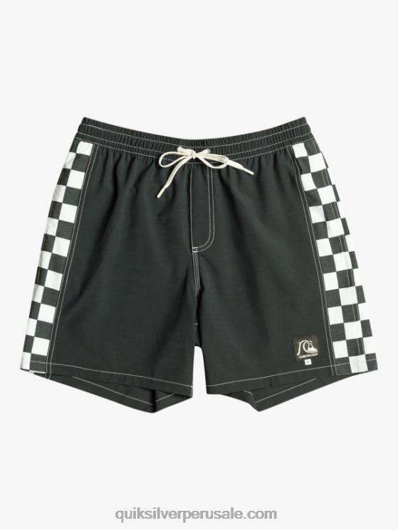Quiksilver N8LNT531 hombres negro arco original 17 voleas
