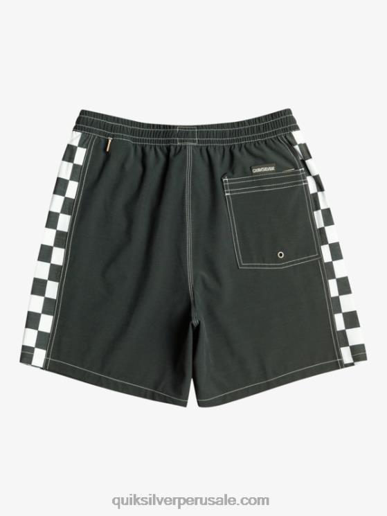 Quiksilver N8LNT531 hombres negro arco original 17 voleas
