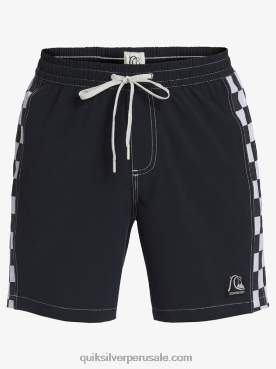Quiksilver N8LNT531 hombres negro arco original 17 voleas