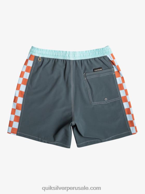 Quiksilver N8LNT532 hombres pizarra oscura arco original 17 voleas