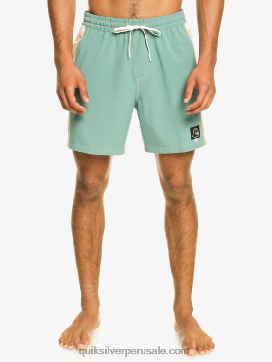 Quiksilver N8LNT534 hombres azul bretaña arco original 17 voleas