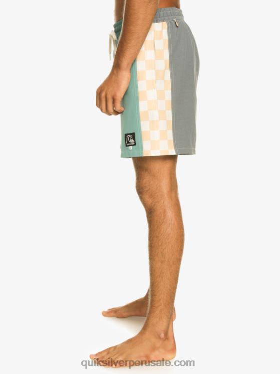 Quiksilver N8LNT534 hombres azul bretaña arco original 17 voleas