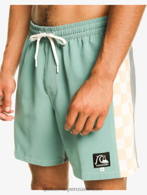 Quiksilver N8LNT534 hombres azul bretaña arco original 17 voleas