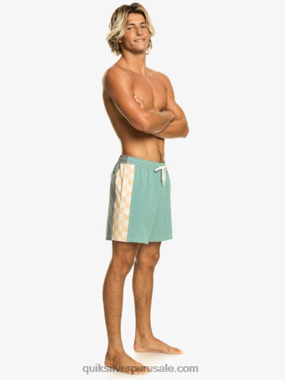 Quiksilver N8LNT534 hombres azul bretaña arco original 17 voleas