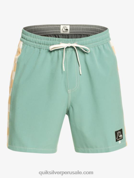 Quiksilver N8LNT534 hombres azul bretaña arco original 17 voleas