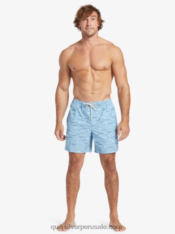 Quiksilver N8LNT544 hombres semana de arrastre azul oscuro Waterman arrastre semana 17 voleas