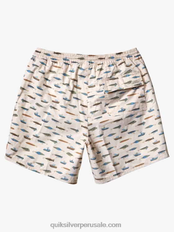 Quiksilver N8LNT545 hombres semana de arrastre de té v Waterman arrastre semana 17 voleas