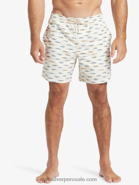 Quiksilver N8LNT545 hombres semana de arrastre de té v Waterman arrastre semana 17 voleas
