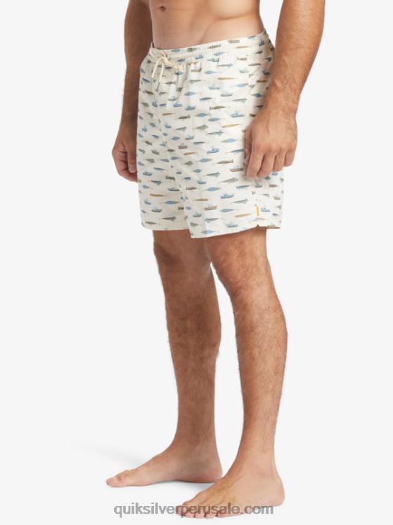 Quiksilver N8LNT545 hombres semana de arrastre de té v Waterman arrastre semana 17 voleas