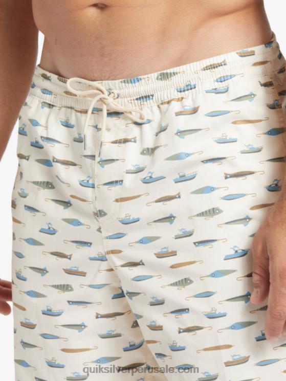 Quiksilver N8LNT545 hombres semana de arrastre de té v Waterman arrastre semana 17 voleas
