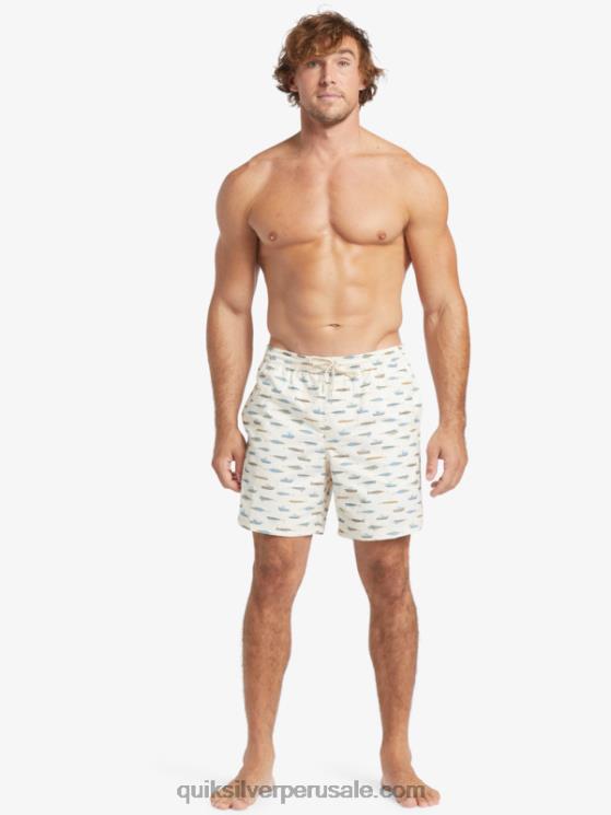 Quiksilver N8LNT545 hombres semana de arrastre de té v Waterman arrastre semana 17 voleas