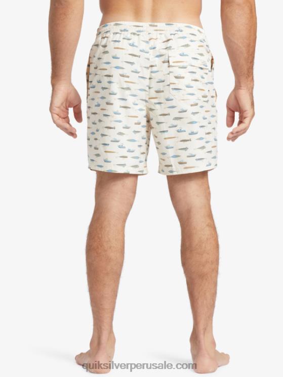 Quiksilver N8LNT545 hombres semana de arrastre de té v Waterman arrastre semana 17 voleas