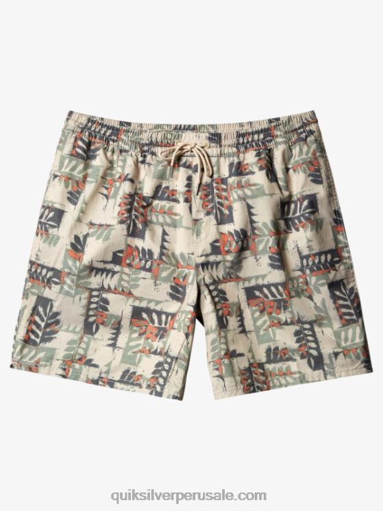 Quiksilver N8LNT546 hombres canoa de arroz integral barquero canoas arrecife 17 voleas