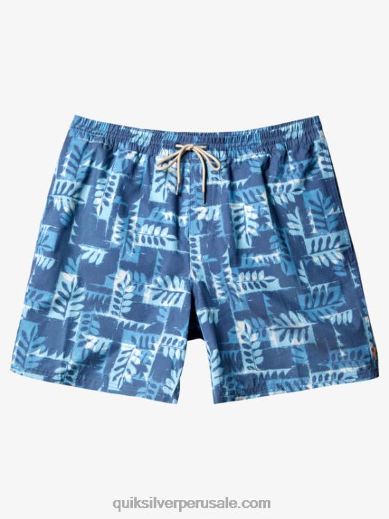 Quiksilver N8LNT547 hombres alférez canoa azul barquero canoas arrecife 17 voleas