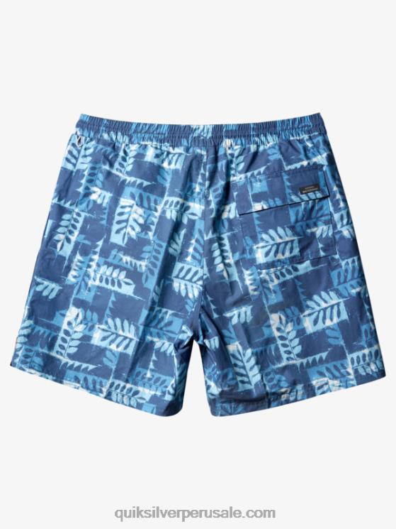 Quiksilver N8LNT547 hombres alférez canoa azul barquero canoas arrecife 17 voleas