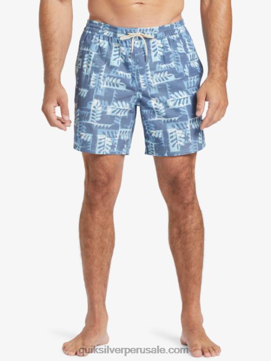 Quiksilver N8LNT547 hombres alférez canoa azul barquero canoas arrecife 17 voleas