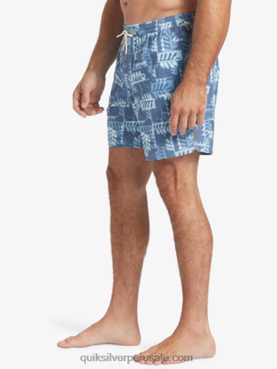 Quiksilver N8LNT547 hombres alférez canoa azul barquero canoas arrecife 17 voleas